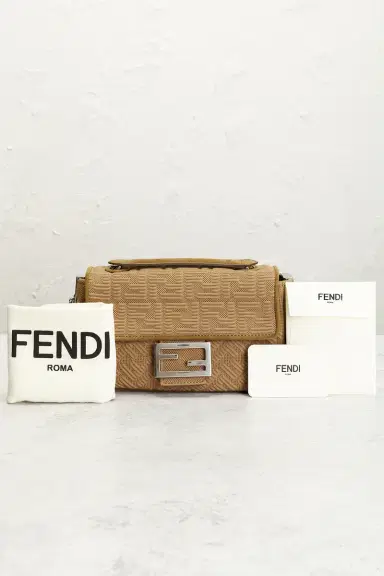 Fendi X SKIMS Midi Chain Baguette Shoulder Bag | Thumbnail 11 Fendi X SKIMS Midi Chain Baguette Shoulder Bag | Thumbnail 11