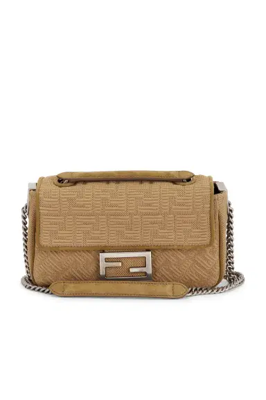 Fendi X SKIMS Midi Chain Baguette Shoulder Bag | Thumbnail 3 Fendi X SKIMS Midi Chain Baguette Shoulder Bag | Thumbnail 3