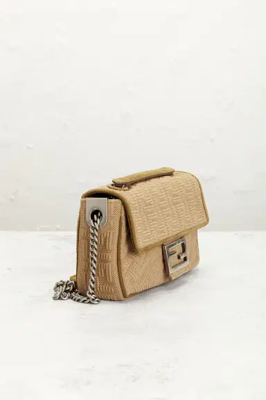 Fendi X SKIMS Midi Chain Baguette Shoulder Bag | Thumbnail 6 Fendi X SKIMS Midi Chain Baguette Shoulder Bag | Thumbnail 6