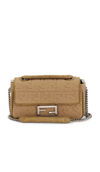 Fendi X SKIMS Midi Chain Baguette Shoulder Bag | Thumbnail 1 Fendi X SKIMS Midi Chain Baguette Shoulder Bag | Thumbnail 1
