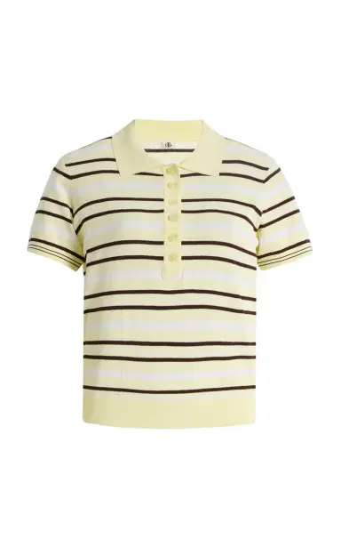 THE GARMENT Madison Striped Knit Polo | Thumbnail 2 THE GARMENT Madison Striped Knit Polo | Thumbnail 2