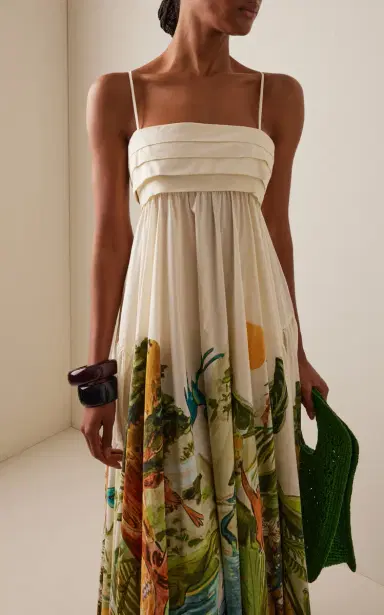 ALÉMAIS Toucan Tango Organic Cotton Midi Dress | Thumbnail 2 ALÉMAIS Toucan Tango Organic Cotton Midi Dress | Thumbnail 2
