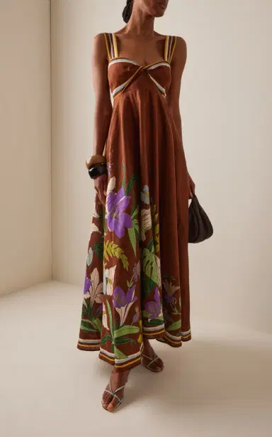 ALÉMAIS Alfie Twisted Linen Maxi Dress | Thumbnail 2 ALÉMAIS Alfie Twisted Linen Maxi Dress | Thumbnail 2