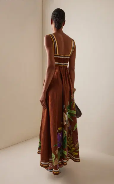 ALÉMAIS Alfie Twisted Linen Maxi Dress | Thumbnail 4 ALÉMAIS Alfie Twisted Linen Maxi Dress | Thumbnail 4