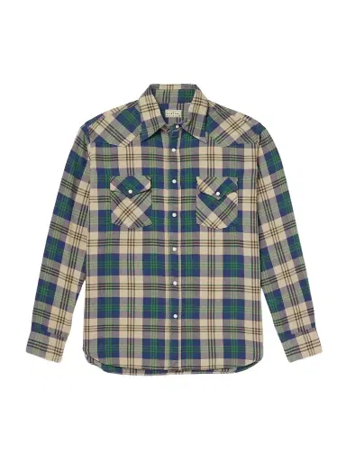 KAPITAL Columbia Checked Cotton-Flannel Western Shirt - Men | Thumbnail 1 KAPITAL Columbia Checked Cotton-Flannel Western Shirt - Men | Thumbnail 1