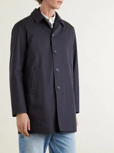 HERNO Cotton-Gabardine Car Coat - Men | Thumbnail 3 HERNO Cotton-Gabardine Car Coat - Men | Thumbnail 3