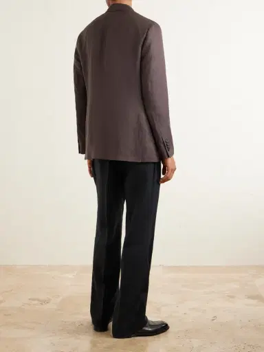 Canali Kei Linen and Silk-Blend Suit Jacket - Men | Thumbnail 4 Canali Kei Linen and Silk-Blend Suit Jacket - Men | Thumbnail 4