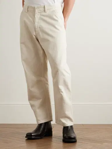 Nili Lotan Emir Straight-Leg Cotton-Blend Twill Trousers - Men | Thumbnail 3 Nili Lotan Emir Straight-Leg Cotton-Blend Twill Trousers - Men | Thumbnail 3