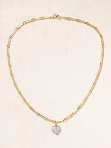 Irene Neuwirth 18-karat Yellow And White Gold Diamond Necklace | Thumbnail 4 Irene Neuwirth 18-karat Yellow And White Gold Diamond Necklace | Thumbnail 4