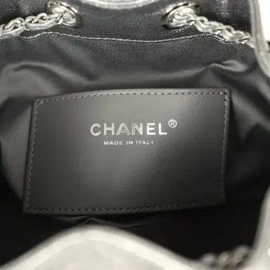 Chanel Chanel Mini 25 Hobo Bag Anthracite Metallic Caviar Silver Hardware | Thumbnail 9 Chanel Chanel Mini 25 Hobo Bag Anthracite Metallic Caviar Silver Hardware | Thumbnail 9