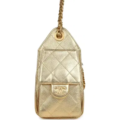 Chanel Chanel Mini 25 Hobo Bag Metallic Gold Caviar Caviar Antique Gold Hardware | Thumbnail 3 Chanel Chanel Mini 25 Hobo Bag Metallic Gold Caviar Caviar Antique Gold Hardware | Thumbnail 3