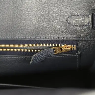 HERMÈS Hermes Birkin 25 Bleu Nuit Togo Gold Hardware | Thumbnail 9 HERMÈS Hermes Birkin 25 Bleu Nuit Togo Gold Hardware | Thumbnail 9