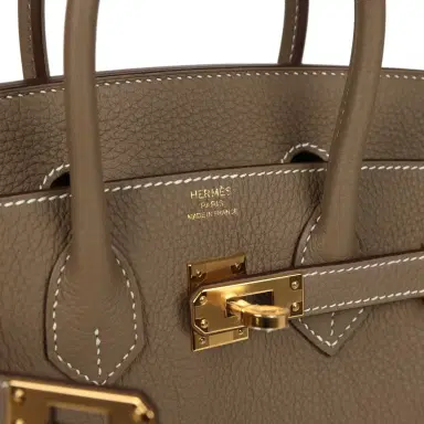 HERMÈS Hermes Birkin 25 Etoupe Togo Gold Hardware | Thumbnail 7 HERMÈS Hermes Birkin 25 Etoupe Togo Gold Hardware | Thumbnail 7