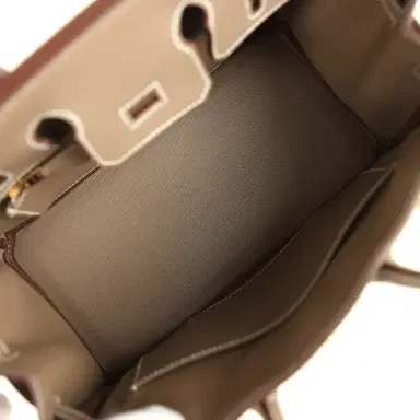 HERMÈS Hermes Birkin 25 Etoupe Togo Gold Hardware | Thumbnail 8 HERMÈS Hermes Birkin 25 Etoupe Togo Gold Hardware | Thumbnail 8