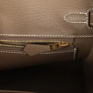HERMÈS Hermes Birkin 25 Etoupe Togo Gold Hardware | Thumbnail 9 HERMÈS Hermes Birkin 25 Etoupe Togo Gold Hardware | Thumbnail 9