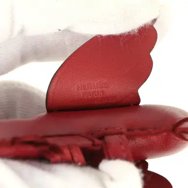 HERMÈS Hermes Pegase Rodeo Bag Charm PM Rouge H Milo Lambskin | Thumbnail 3 HERMÈS Hermes Pegase Rodeo Bag Charm PM Rouge H Milo Lambskin | Thumbnail 3