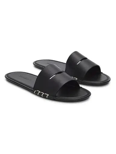 JW Anderson Men's Loafer Leather Slide Sandals - Black - Size 12 | Thumbnail 2 JW Anderson Men's Loafer Leather Slide Sandals - Black - Size 12 | Thumbnail 2