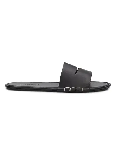 JW Anderson Men's Loafer Leather Slide Sandals - Black - Size 12 | Thumbnail 1 JW Anderson Men's Loafer Leather Slide Sandals - Black - Size 12 | Thumbnail 1
