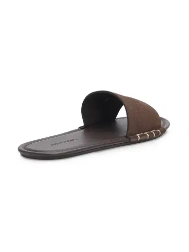 JW Anderson Men's Loafer Suede Slide Sandals - Brown - Size 13 | Thumbnail 3 JW Anderson Men's Loafer Suede Slide Sandals - Brown - Size 13 | Thumbnail 3