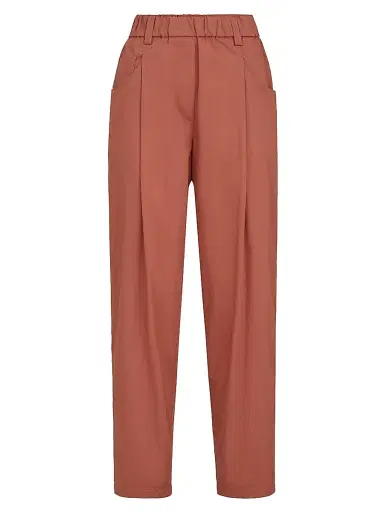 Brunello Cucinelli Women's Lightweight Poplin Five Pocket Track Trousers with Monili - Black | Thumbnail 13 Brunello Cucinelli Women's Lightweight Poplin Five Pocket Track Trousers with Monili - Black | Thumbnail 13