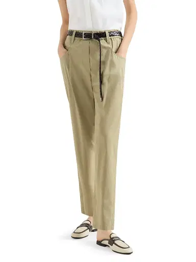 Brunello Cucinelli Women's Lightweight Poplin Five Pocket Track Trousers with Monili - Black | Thumbnail 26 Brunello Cucinelli Women's Lightweight Poplin Five Pocket Track Trousers with Monili - Black | Thumbnail 26