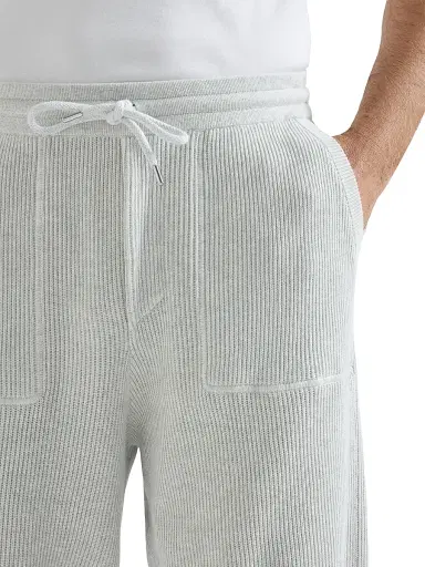 Brunello Cucinelli Men's Cotton English Rib Knit Bermuda Shorts - Fog | Thumbnail 5 Brunello Cucinelli Men's Cotton English Rib Knit Bermuda Shorts - Fog | Thumbnail 5
