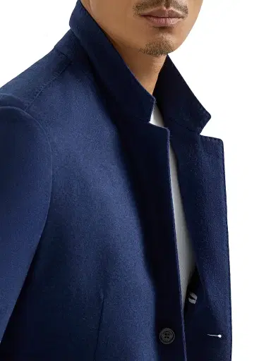 Brunello Cucinelli Men's Cashmere Jersey Blazer with Patch Pockets - Cobalt - Size 38 | Thumbnail 4 Brunello Cucinelli Men's Cashmere Jersey Blazer with Patch Pockets - Cobalt - Size 38 | Thumbnail 4