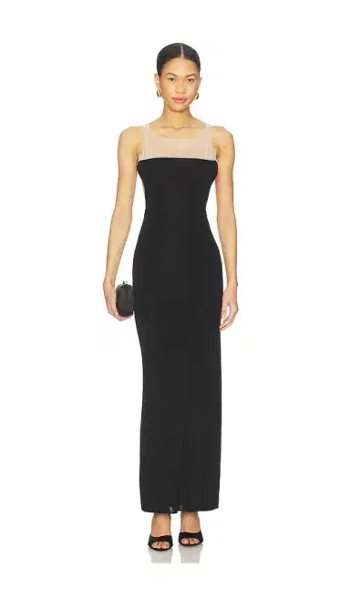 Aya Muse Onyx Maxi Dress | Thumbnail 1 Aya Muse Onyx Maxi Dress | Thumbnail 1