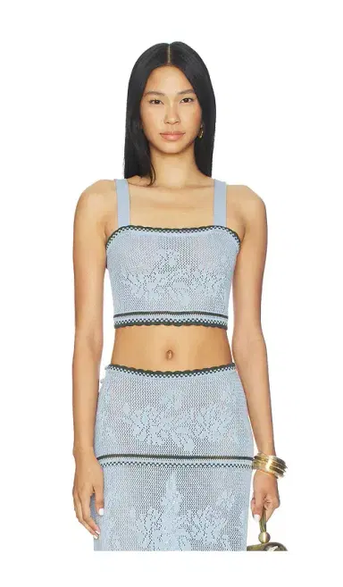 Agua Bendita x REVOLVE Vicky Crop Top | Thumbnail 1 Agua Bendita x REVOLVE Vicky Crop Top | Thumbnail 1