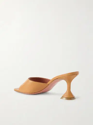 Amina Muaddi Lupita Leather Mules | Thumbnail 3 Amina Muaddi Lupita Leather Mules | Thumbnail 3