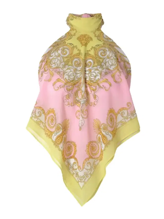Printed Georgette Halterneck Top Printed Georgette Halterneck Top