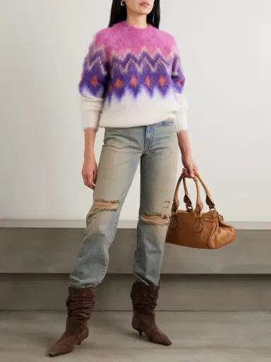 Marant Étoile Ambre Intarsia-knit Sweater | Thumbnail 2 Marant Étoile Ambre Intarsia-knit Sweater | Thumbnail 2