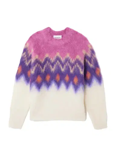 Marant Étoile Ambre Intarsia-knit Sweater | Thumbnail 1 Marant Étoile Ambre Intarsia-knit Sweater | Thumbnail 1