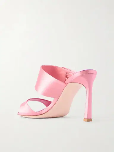 Roger Vivier Trompette 85 Crystal-embellished Satin Mules | Thumbnail 3 Roger Vivier Trompette 85 Crystal-embellished Satin Mules | Thumbnail 3