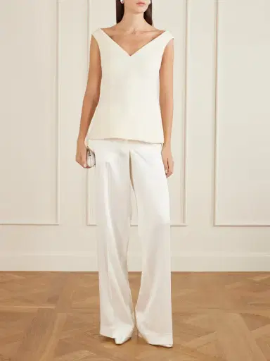 Danielle Frankel Ida Satin Pumps | Thumbnail 4 Danielle Frankel Ida Satin Pumps | Thumbnail 4