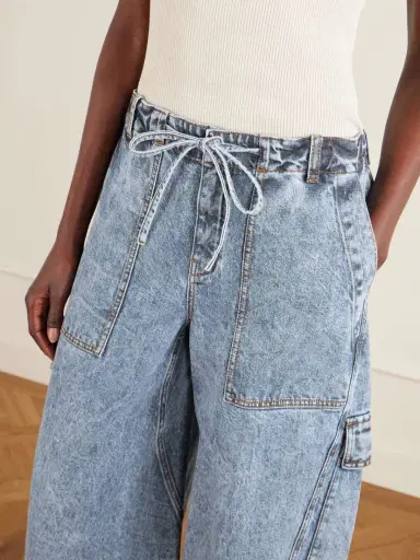 Alaïa Mid-rise Barrel-leg Jeans | Thumbnail 5 Alaïa Mid-rise Barrel-leg Jeans | Thumbnail 5