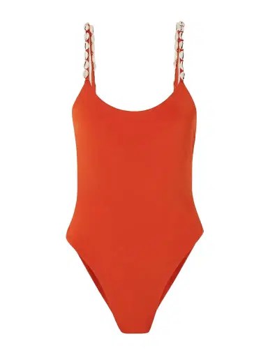 SARA CRISTINA Shell-embellished Swimsuit | Thumbnail 1 SARA CRISTINA Shell-embellished Swimsuit | Thumbnail 1