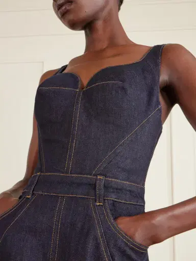 Givenchy Paneled Denim Midi Dress | Thumbnail 5 Givenchy Paneled Denim Midi Dress | Thumbnail 5