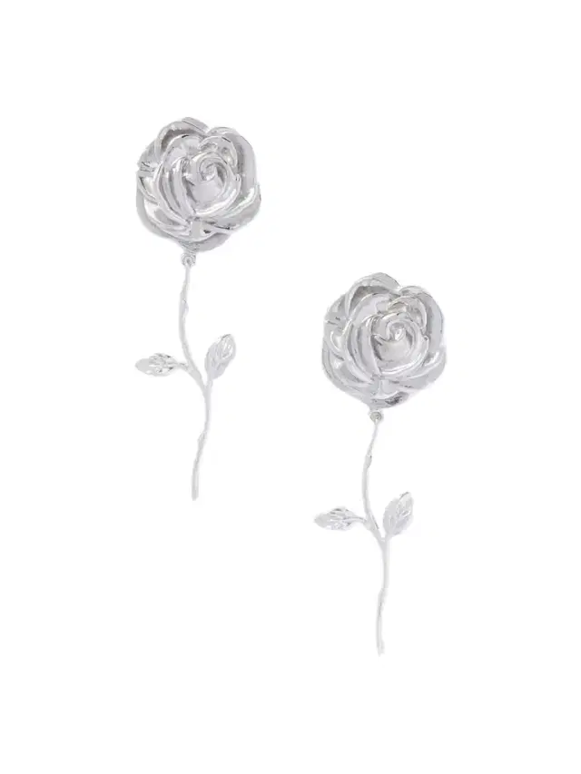 Magda Butrym Rhodium-plated Earrings
