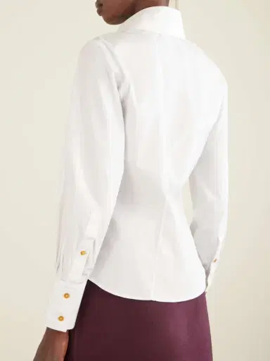Vivienne Westwood Bella Embroidered Cotton-poplin Shirt | Thumbnail 3 Vivienne Westwood Bella Embroidered Cotton-poplin Shirt | Thumbnail 3
