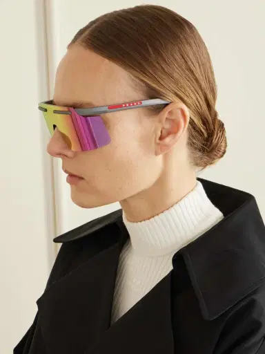PRADA EYEWEAR Linea Rossa Square-frame Acetate Sunglasses | Thumbnail 5 PRADA EYEWEAR Linea Rossa Square-frame Acetate Sunglasses | Thumbnail 5