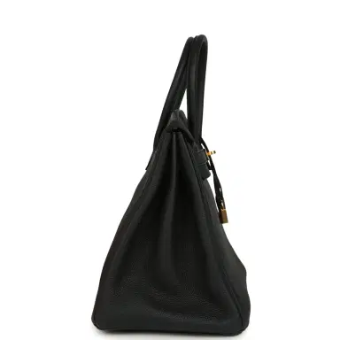 HERMÈS Hermes Birkin 35 Black Togo Gold Hardware | Thumbnail 4 HERMÈS Hermes Birkin 35 Black Togo Gold Hardware | Thumbnail 4