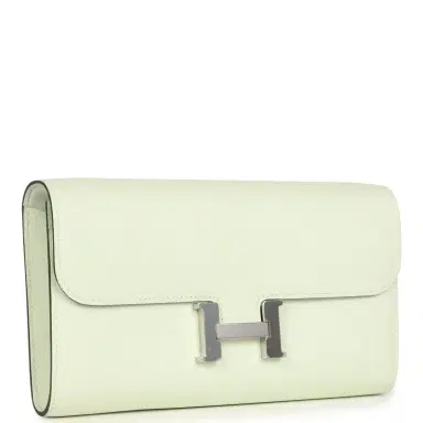 HERMÈS Hermes Constance Wallet To Go Vert Fizz Epsom Palladium Hardware | Thumbnail 2 HERMÈS Hermes Constance Wallet To Go Vert Fizz Epsom Palladium Hardware | Thumbnail 2