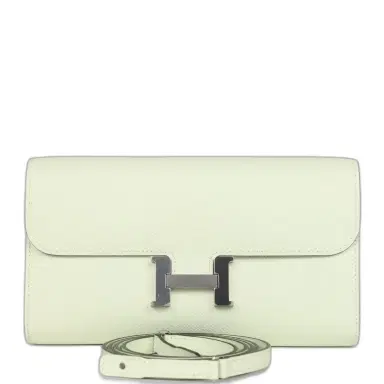 HERMÈS Hermes Constance Wallet To Go Vert Fizz Epsom Palladium Hardware | Thumbnail 1 HERMÈS Hermes Constance Wallet To Go Vert Fizz Epsom Palladium Hardware | Thumbnail 1