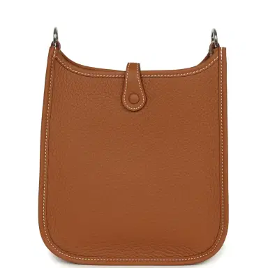 HERMÈS Hermes Evelyne TPM Gold Clemence Palladium Hardware | Thumbnail 5 HERMÈS Hermes Evelyne TPM Gold Clemence Palladium Hardware | Thumbnail 5