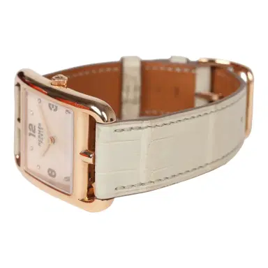 HERMÈS Pre-owned Hermes HSS Special Order Cape Cod Watch Beton Matte Alligator/Rose Gold | Thumbnail 5 HERMÈS Pre-owned Hermes HSS Special Order Cape Cod Watch Beton Matte Alligator/Rose Gold | Thumbnail 5