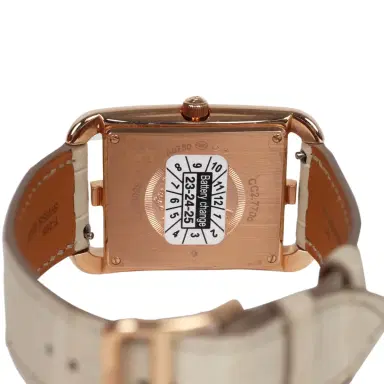 HERMÈS Pre-owned Hermes HSS Special Order Cape Cod Watch Beton Matte Alligator/Rose Gold | Thumbnail 8 HERMÈS Pre-owned Hermes HSS Special Order Cape Cod Watch Beton Matte Alligator/Rose Gold | Thumbnail 8