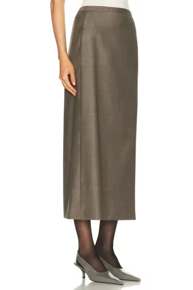 Loulou de Saison Cara Long Straight Skirt | Thumbnail 2 Loulou de Saison Cara Long Straight Skirt | Thumbnail 2