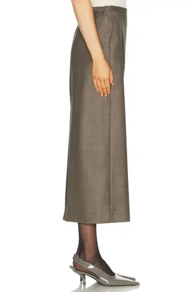 Loulou de Saison Cara Long Straight Skirt | Thumbnail 3 Loulou de Saison Cara Long Straight Skirt | Thumbnail 3