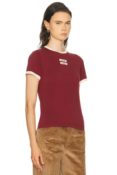 Miu Miu T-Shirt | Thumbnail 2 Miu Miu T-Shirt | Thumbnail 2